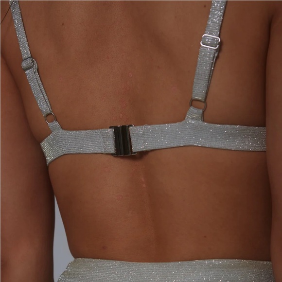 NWOT SLA THE LABEL | GOLD ASTRID BRALETTE M - Picture 2 of 2